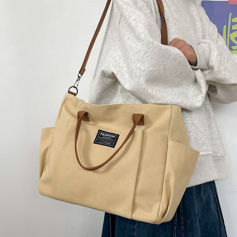 Women'S Bags For Work - حقيبة كبيرة من القماش للنساء، حقيبة