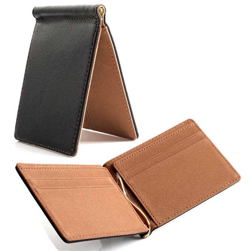 محفظة رجالية نحيفة بمشبك ، حاف - مراجعة Women Bags Price وسعره