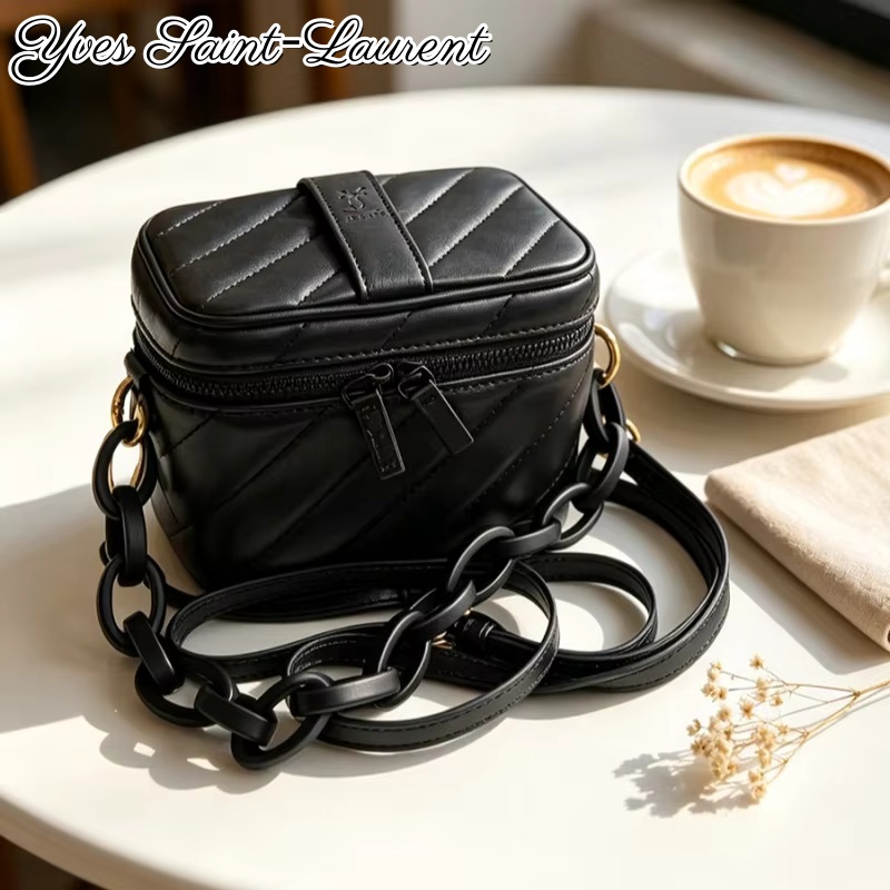 حقيبة مكياج مربعة من الجلد الأ - مراجعة Women'S Ysl Bags Crossbody وسعره