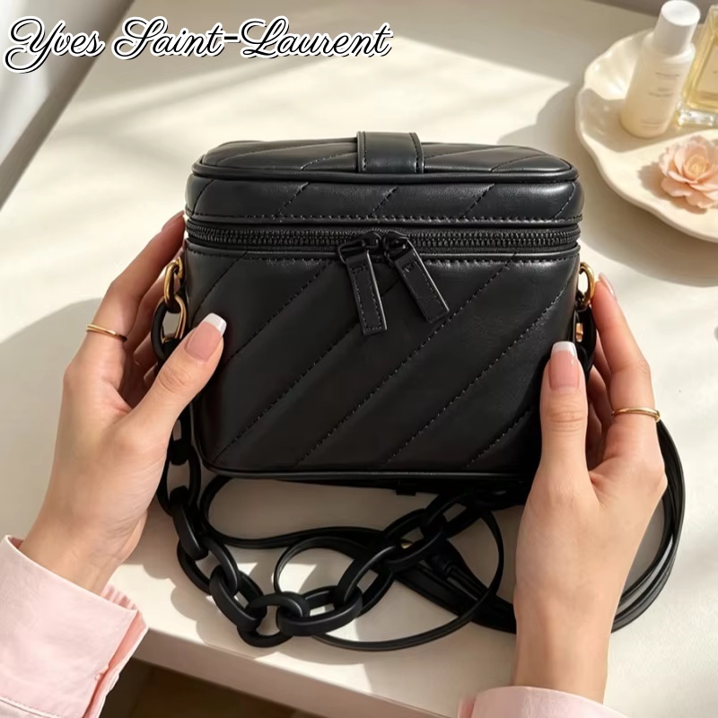 حقيبة مكياج مربعة من الجلد الأ - مراجعة Women'S Ysl Bags Crossbody وسعره