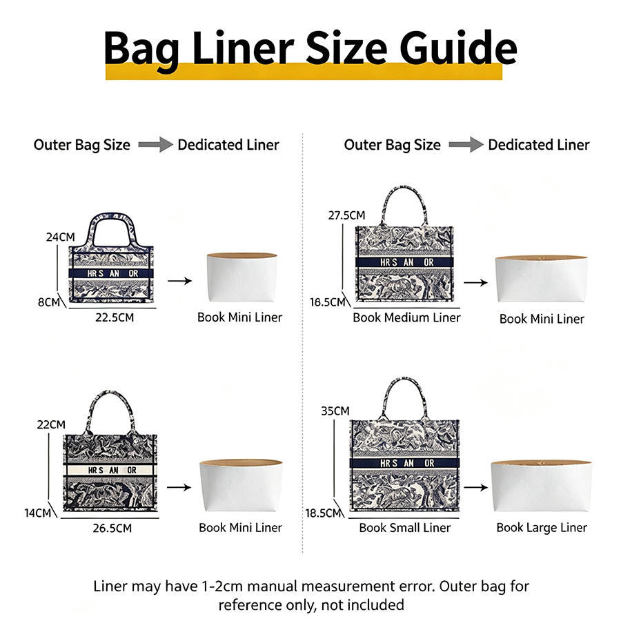 منظم حقيبة داخلي لحقيبة D Book - مراجعة Women Bags For Women وسعره