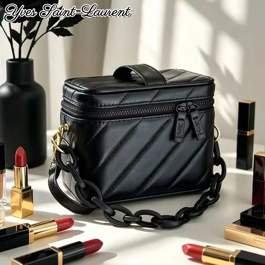 حقيبة مكياج مربعة من الجلد الأ - مراجعة Women'S Ysl Bags Crossbody وسعره