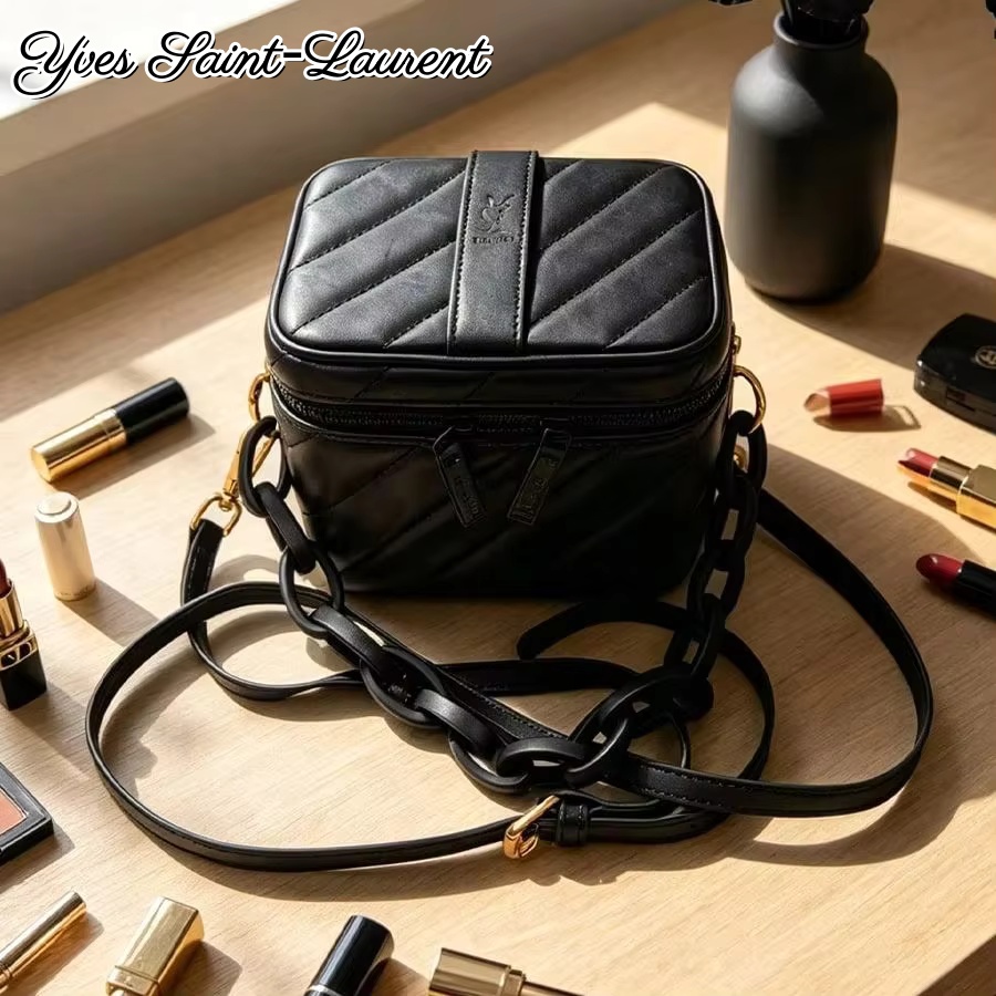 حقيبة مكياج مربعة من الجلد الأ - مراجعة Women'S Ysl Bags Crossbody وسعره