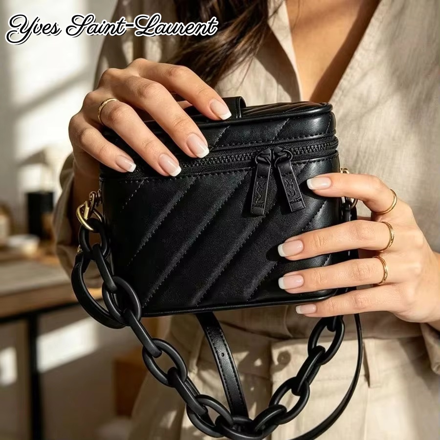 حقيبة مكياج مربعة من الجلد الأ - مراجعة Women'S Ysl Bags Crossbody وسعره
