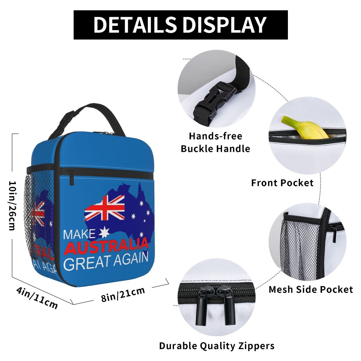 حقيبة غداء معزولة حراريًا بتصم - مراجعة Women Bags Australia وسعره