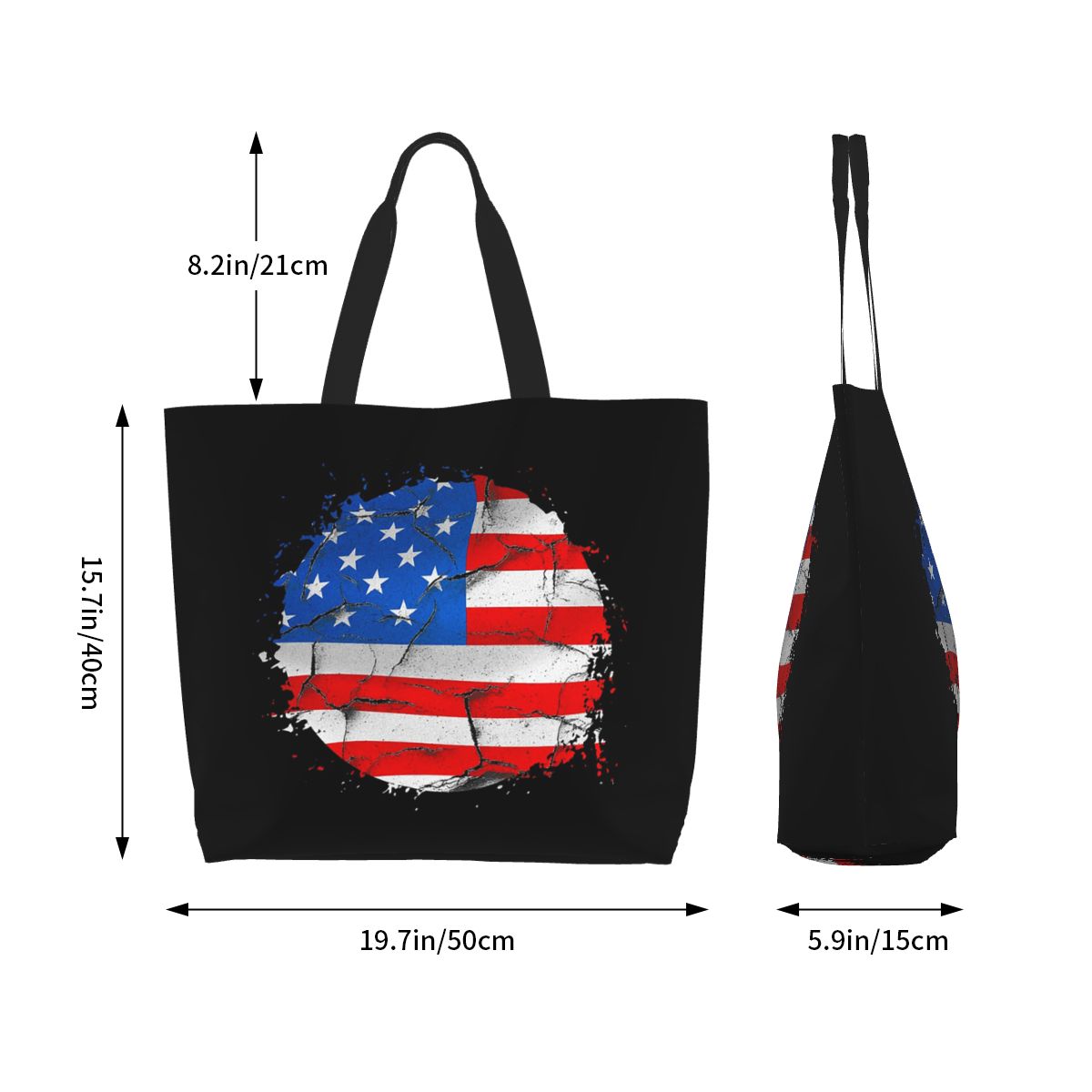حقيبة تسوق قماشية كبيرة السعة  - مراجعة Women Bags Usa وسعره