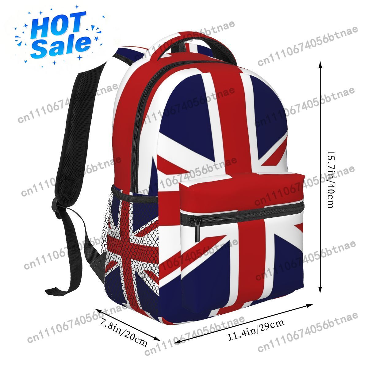 حقيبة ظهر بعلم الاتحاد الجامعي - مراجعة Women Bags Uk Sale وسعره